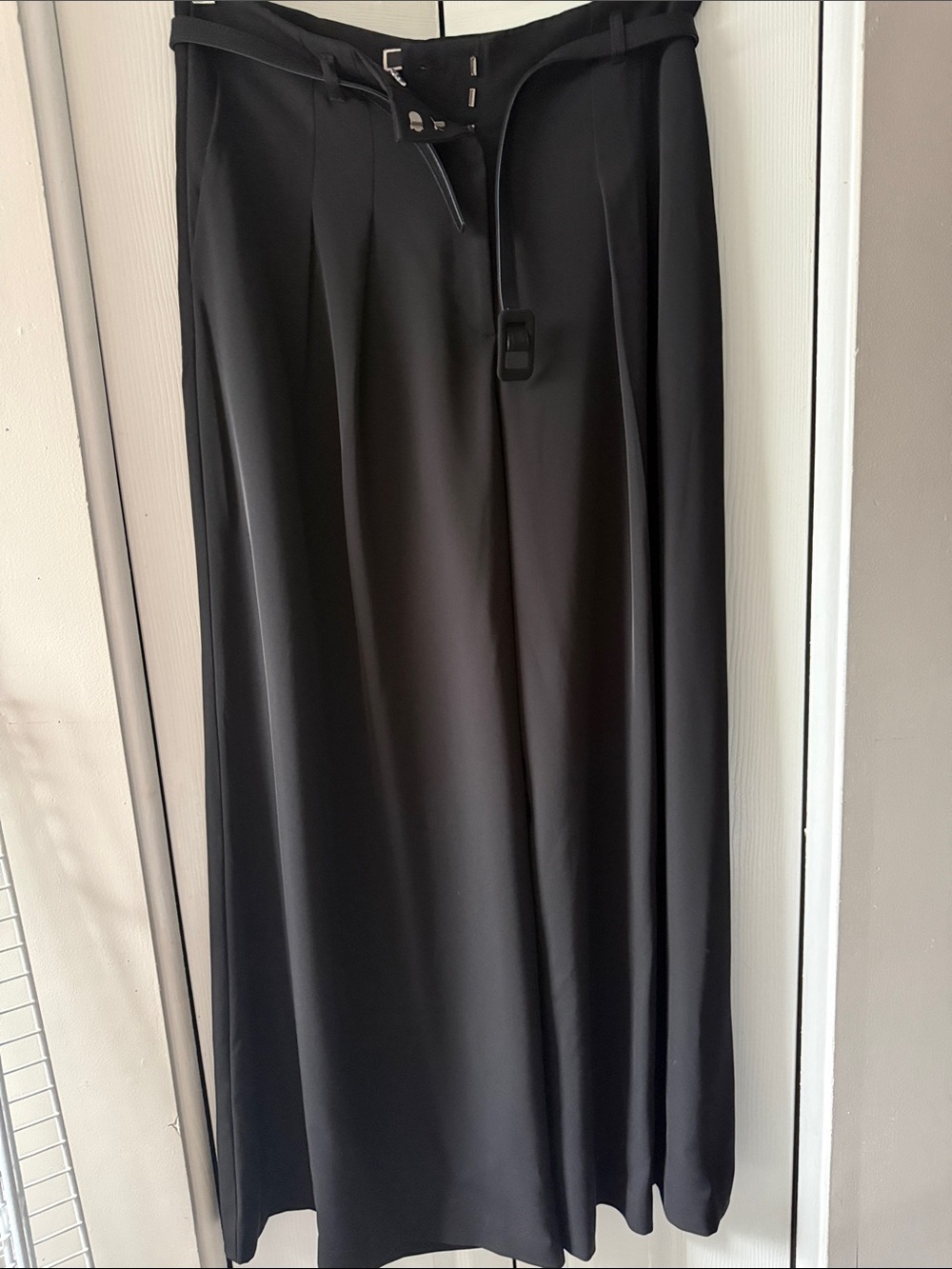 Black Maxi Pant with Belt
